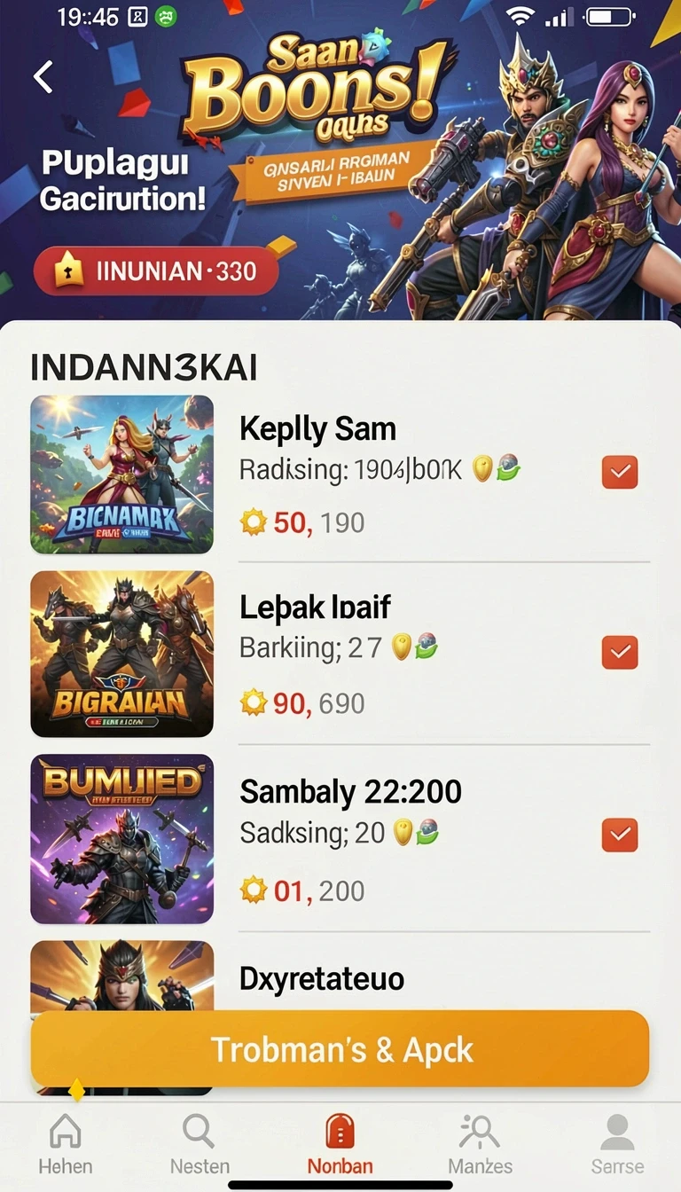 Screenshot melody77 nomor 1